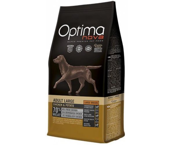 Сухой корм для собак Optima Nova Adult Large Chicken&Potato