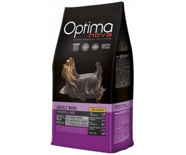 Сухой корм для собак Optima Nova Adult Mini Chicken&Rice