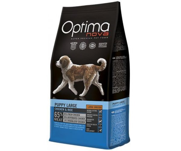 Сухой корм для собак Optima Nova Puppy Large Chicken&Rice