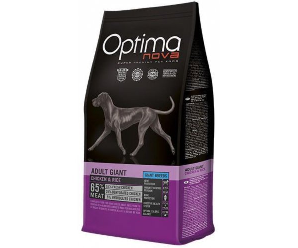 Сухой корм для собак Optima Nova Adult Giant Chicken&Rice