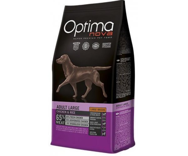 Сухой корм для собак Optima Nova Adult Large Chicken&Rice