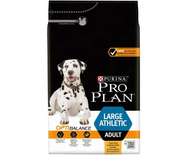 Сухой корм для собак Pro Plan Large Athletic Adult (Курица, рис)