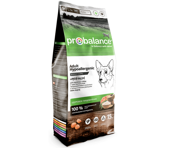 Сухой корм для собак ProBalance Dog Hypoallergenic (курица и рис)