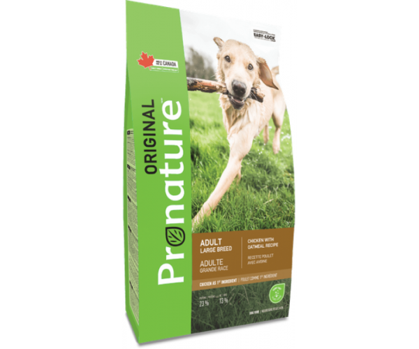 Сухой корм для собак Pronature Original Adult Dog Large Breed Chicken&Oatmeal