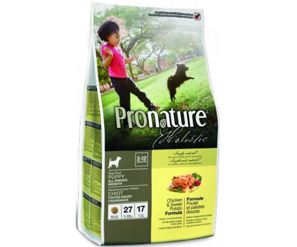 Сухой корм для собак Pronature Holistic Puppy Chicken & Sweet Potato All Breed