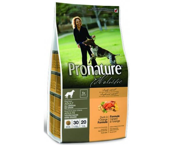 Сухой корм для собак Pronature Holistic GF Adult Duck & Orange All Breed
