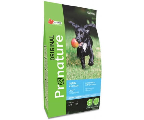 Сухой корм для собак Pronature Original Puppy Chicken Oatmeal