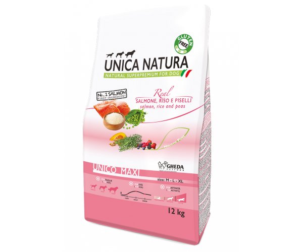 Unica Natura Unico Maxi (Лосось, рис и горох)