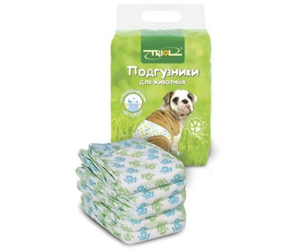 "Triol" Подгузники для собак для собак